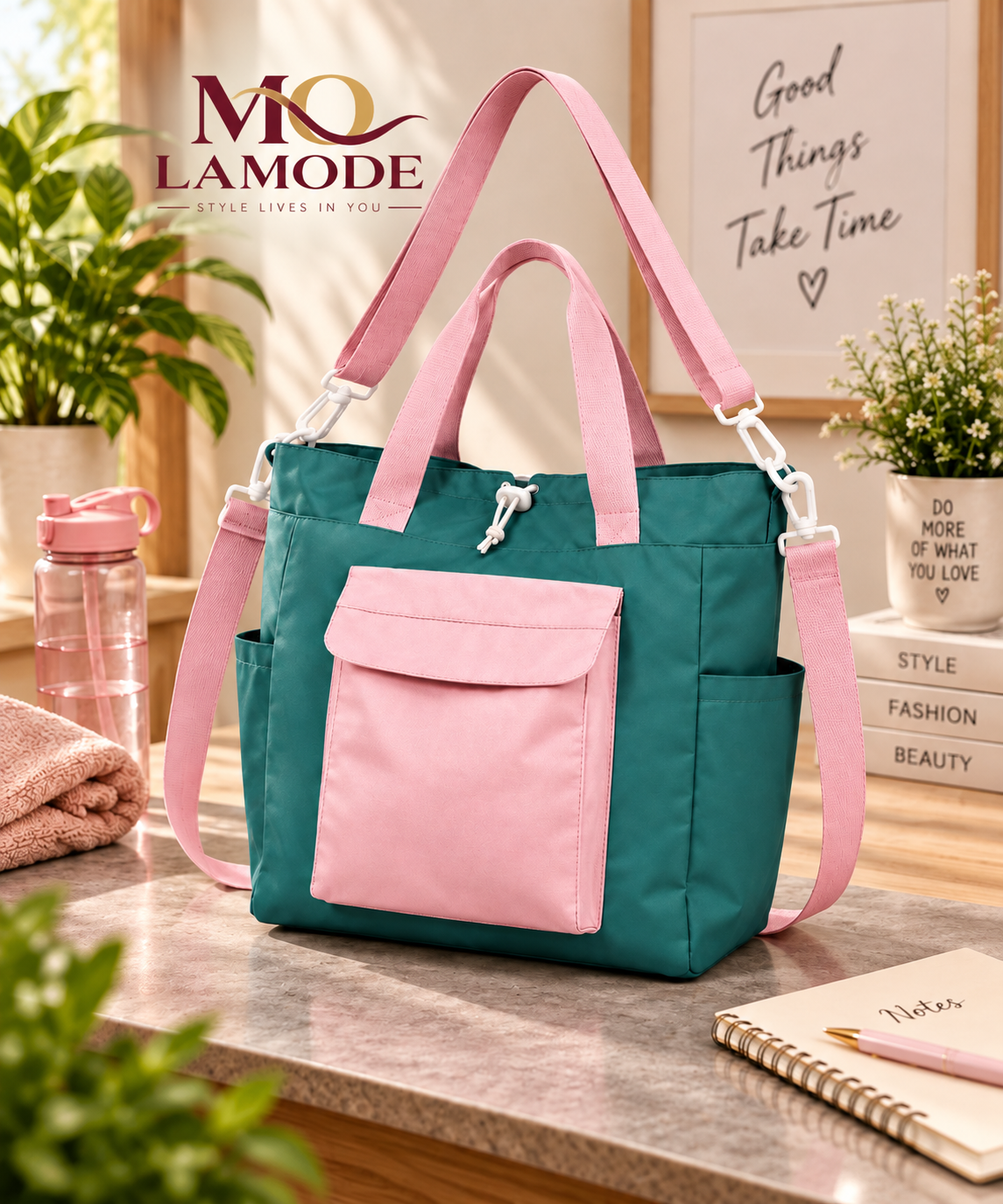 Multi Pocket Tote Bag
